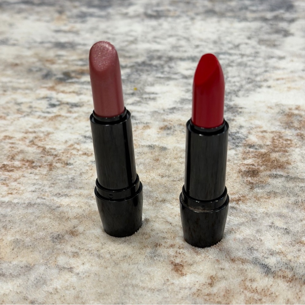 Lancome Set Of 2 Lipsticks - 181 Red Stiletto & 337 The New Pink Sheen